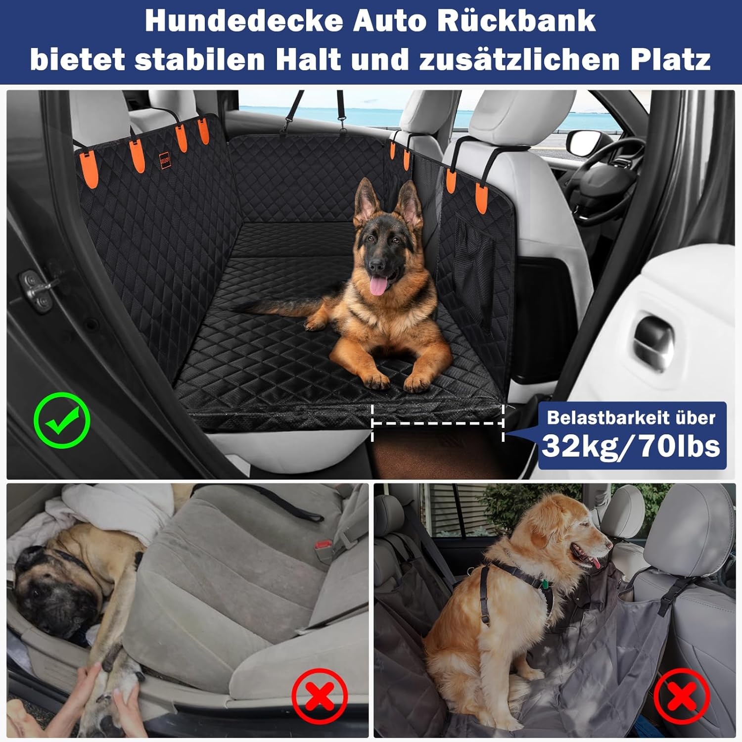 JOEJOY Hondendeken Achterbank Auto - Waterdicht, Krasbestendig - 29% Korting