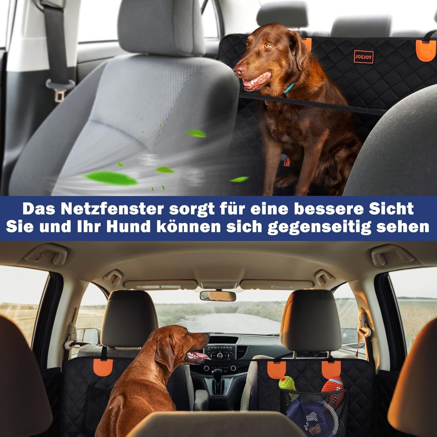 JOEJOY Hondenautostoelhoes Achterbank - Waterdicht & Krasbestendig - 29% Korting!