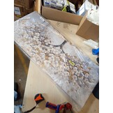Canvas met Witte Bloemen Boom, 53% Korting!