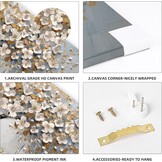 Canvas met Witte Bloemen Boom, 53% Korting!