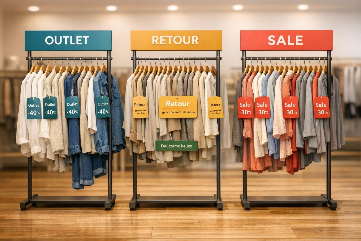 Wat is een outlet? Volledige uitleg + verschil met retour & sale