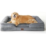 Orthopedisch Hondenbed Groot (122x89cm) - Grijs | 29% Korting