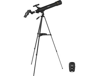 NACATIN Telescoop voor kinderen, volwassenen en beginners, 70 mm, opening 400 mm, refractortelescoop, verstelbaar statief, reizentelescoop met mobiele telefoonadapter, draadloze afstandsbediening,