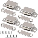 Magneetsluitingen met nagels, magneten voor kastdeuren, magneetvergrendeling kast, magneet kastdeuren, magneet deursluiter, magneet voor kastdeuren, sterke kastmagneten, deurmagneet, balkondeur