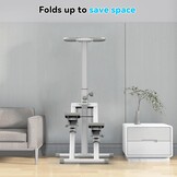 Trap Stepper voor Home Gym Oefening, Trap Master Opvouwbaar, Verticale Klimmer Machine voor Full-Body Training, 300 lbs Laadvermogen (horizontale balk)