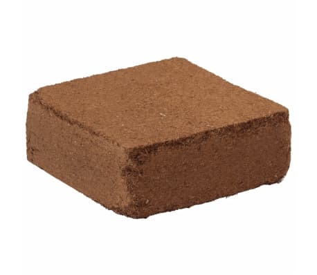vidaXL Kokosvezelblokken 2 st 5 kg elk 10 kg totaal