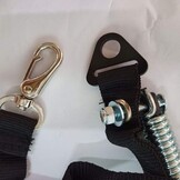 VOSAREA Universele fietsaanhanger Hitch Quick Release Bike Trailer Koppeling Adapter Bevestiging Stalen Linker Aansluiting voor Kinderen Huisdier Cargo Bike Aanhanger