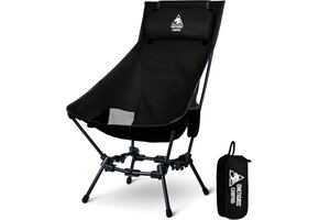 Opvouwbare Campingstoel Zwart - 48% Korting!