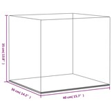 Transparante Vitrine 40x36x35 cm Acryl - 63% Korting!