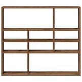 vidaXL Wandschap 90x16x78 cm bewerkt hout oud houtkleurig