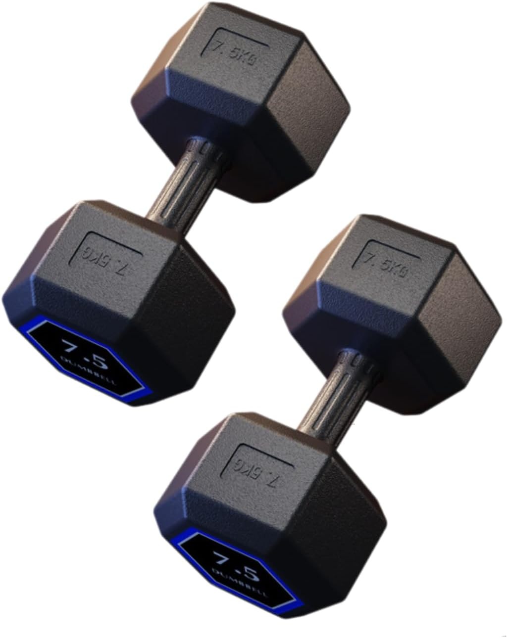 MAGIC SELECT Set van 2 PVC en zand ijzeren dumbbells, 2.5kg tot 10kg, voor krachttraining en thuistrainingen