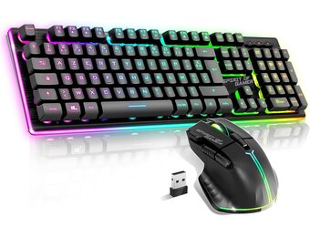 Spirit Of Gamer Ultimate 600 RGB Gaming Toetsenbord en Muis Combo Zwart