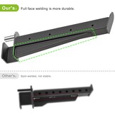 Kipika Veiligheidsspotterarmen voor 2" x 2" Power Racks met 5/8" of 1" gaten - Heavy Duty Barbell veiligheidsvangsten met rubberen pad - verstelbaar en eenvoudig te installeren - Set van 2