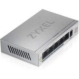 Zyxel 5-poorts Gigabit Unmanaged met 4 x PoE+, 60 Watt PoE budget, Levenslange garantie [GS1005HP]