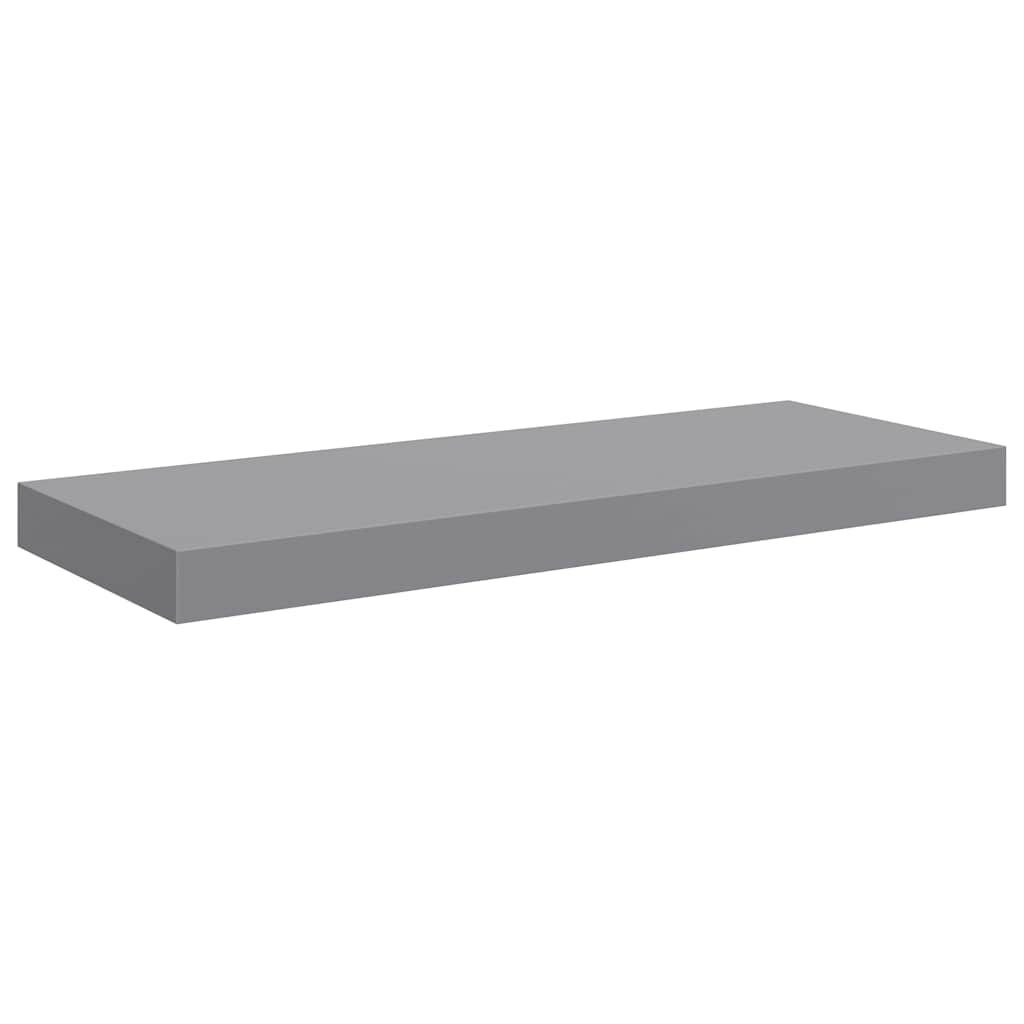 Zwevende Wandschappen Set van 4 - 60x23,5 cm MDF Grijs met 60% Korting!