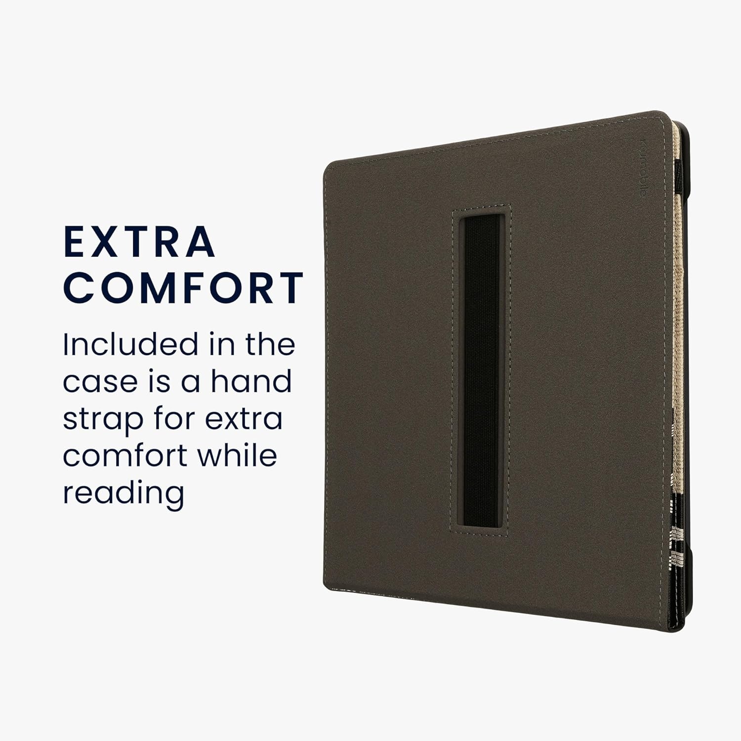 E-reader hoes voor Amazon Kindle Scribe (2024) - Kunstleer Zwart/Beige - 55% Korting