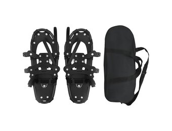 vidaXL 3 in 1 sneeuwschoenen met wandelschoenen Zwart 21 inches