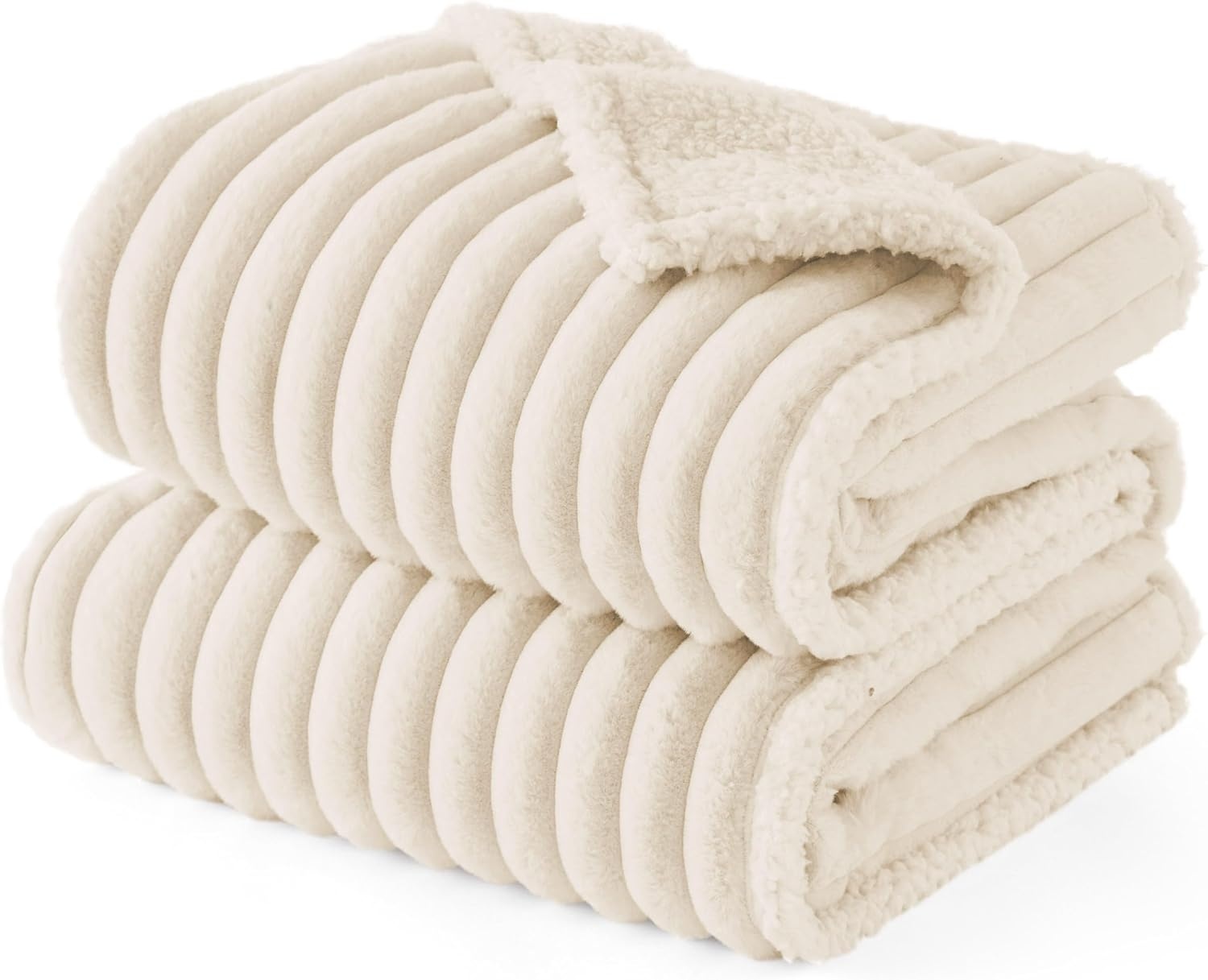 Bedsure Waterdichte Honden Dekendekens XL - Wasbare Pluche Hondendeken voor Sofa en Bed Protector, 127x152cm, Crème