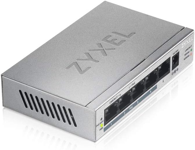 Gigabit Netwerkswitch 5-poorts met 4x PoE+ (57% korting)