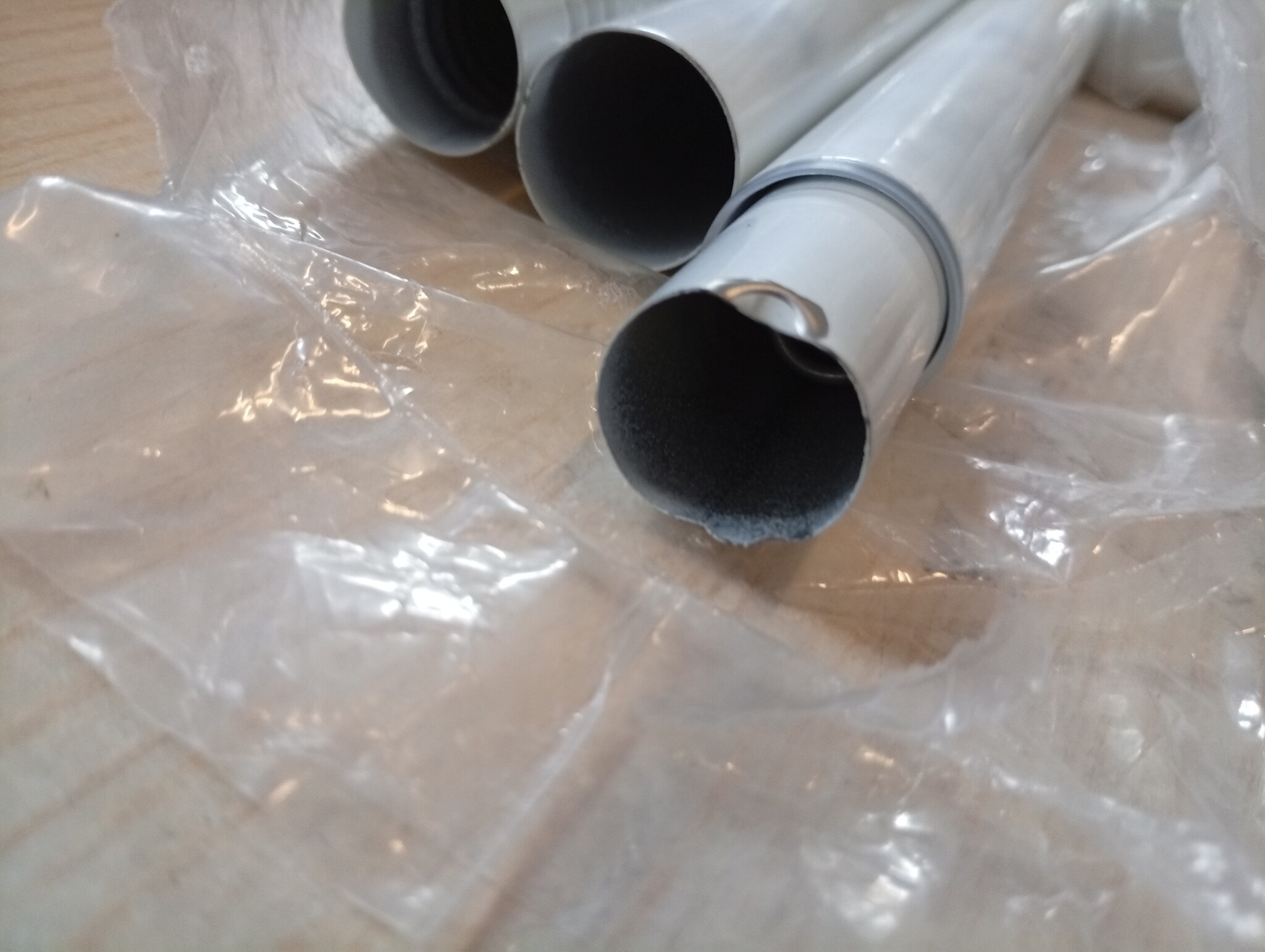 WELDUN 2-delige gordijnroede om te klemmen, 3-in-1 spanstang zonder boren, diameter 13 mm, telescoopstang om te klemmen voor ramen, kledingkast, keuken en boekenkast, 70-100 cm