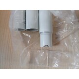 WELDUN 2-delige gordijnroede om te klemmen, 3-in-1 spanstang zonder boren, diameter 13 mm, telescoopstang om te klemmen voor ramen, kledingkast, keuken en boekenkast, 70-100 cm