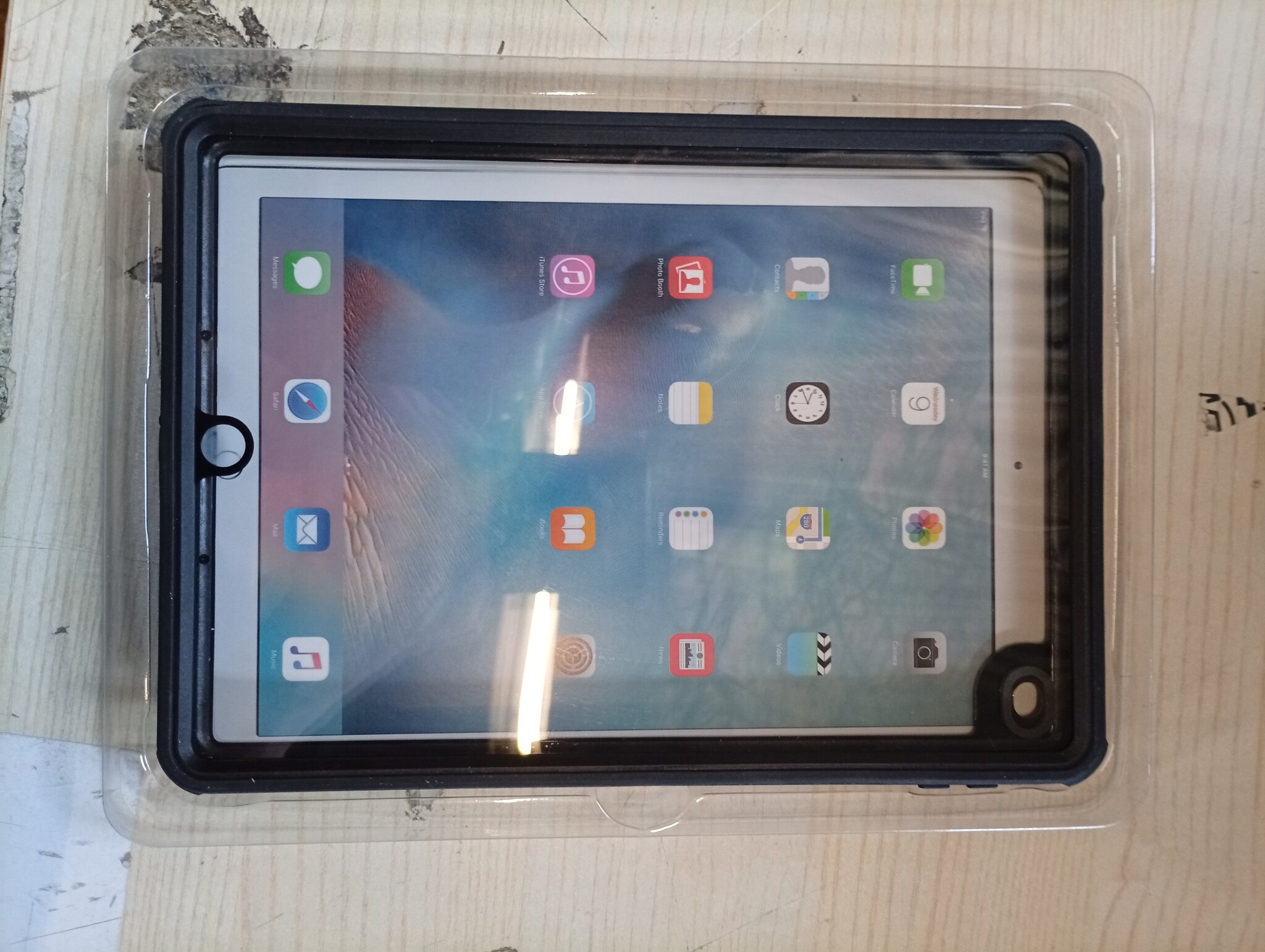 AICase Waterdichte beschermhoes voor Apple Ipad Pro 9,7 inch (2017/2018) met Touch ID, zeer gevoelig, waterdichte beschermhoes met geïntegreerde displaybescherming voor iPad Pro 9,7 inch tablet - Maat pour iPad 9,7" 5e/6e génération (2017/2018)
