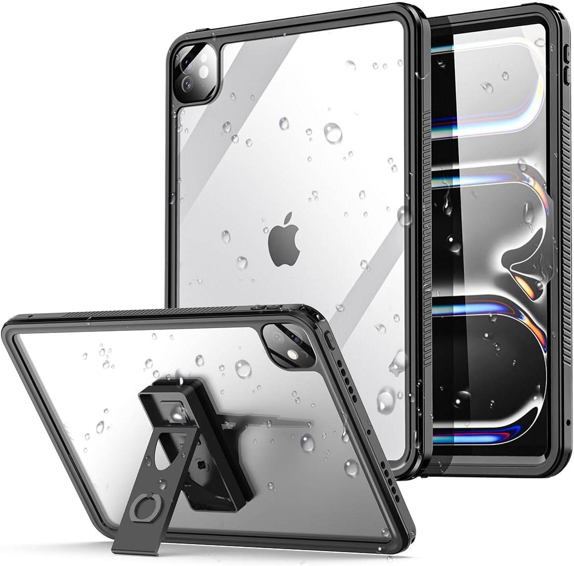 AICase Waterdichte beschermhoes voor Apple Ipad Pro 9,7 inch (2017/2018) met Touch ID, zeer gevoelig, waterdichte beschermhoes met geïntegreerde displaybescherming voor iPad Pro 9,7 inch tablet - Maat pour iPad 9,7" 5e/6e génération (2017/2018)