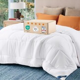 BEDSURE Dekbed 200x200 4 Seizoenen - Dekbedden 200x200cm Oeko-TEX Gecertificeerd - 300GSM Zachte Warme Duvet Slaapdeken voor Allergiepatiënten, Wit