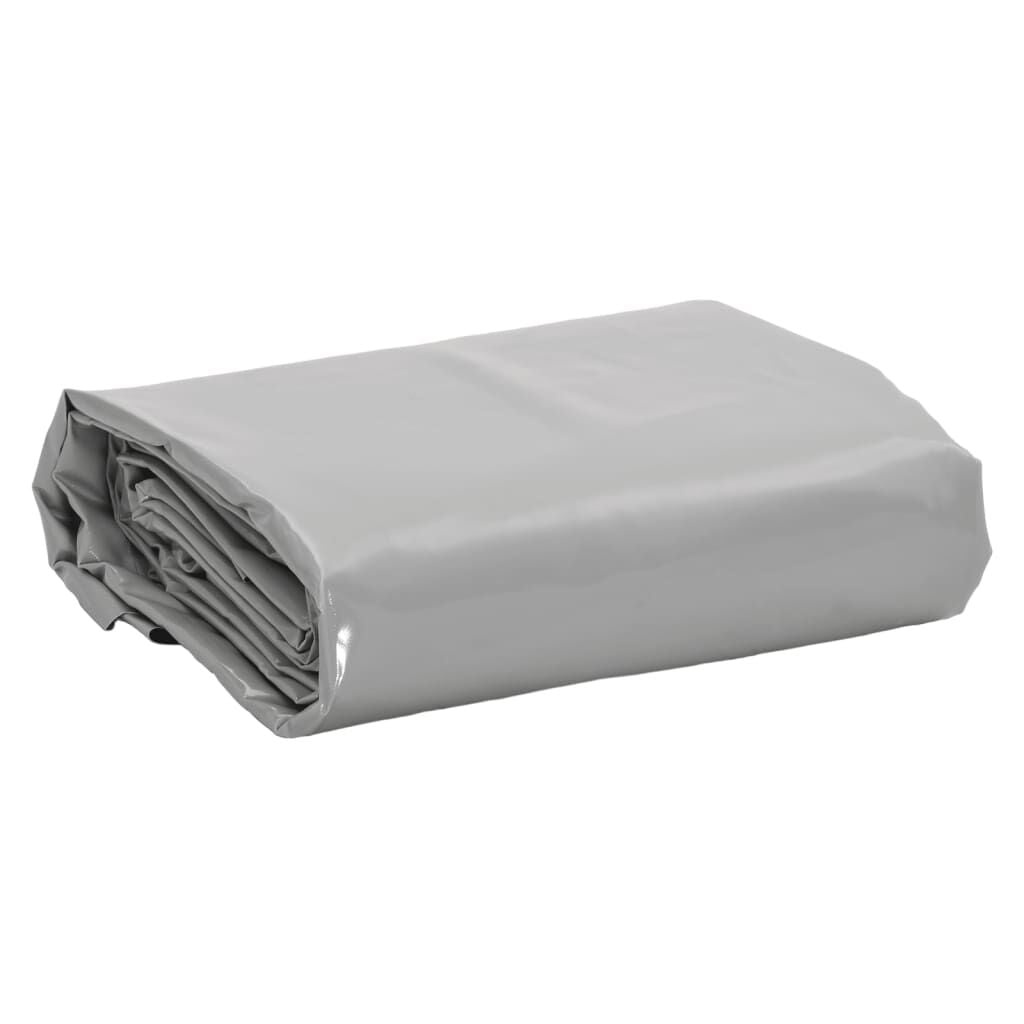 VidaXL Dekzeil 650 g/m² 1,5x20m Grijs - 35% Korting