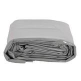 vidaXL Dekzeil 650 g/m² 1,5x20 m grijs