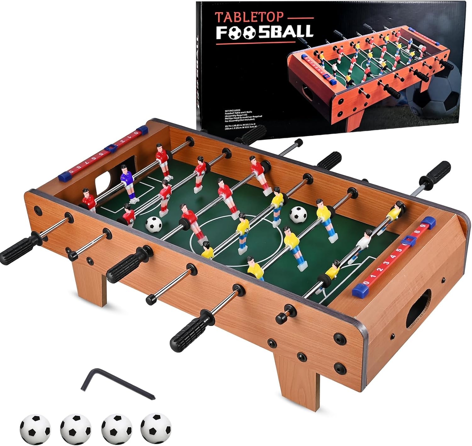GOLDGE Mini Tafelvoetbalspel 50.5 cm