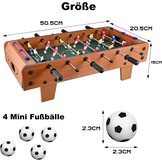GOLDGE Mini Tafelvoetbalspel 50.5 cm