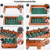 GOLDGE Mini Tafelvoetbalspel 50.5 cm