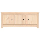 vidaXL Schoenenkast 110x38x45,5 cm massief grenenhout