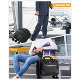 Ponhog Zakelijke Trolley Laptoptas 14 inch met 4 Wielen