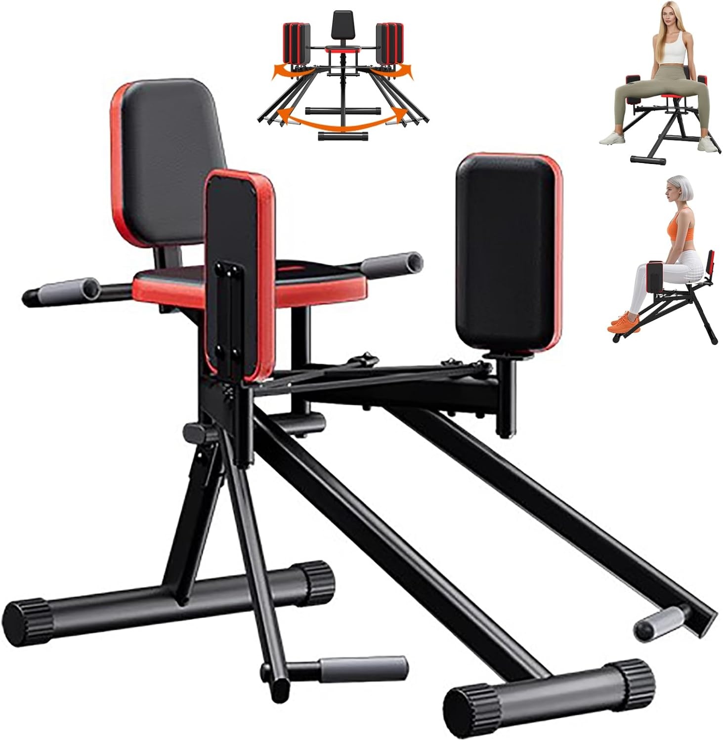 Heup Abductor Machine voor Thuis, Bilspier Trainer met Weerstandsband, Compact voor Dijen en Billen Training, Instelbare Weerstand, Voor Vrouwen en Mannen