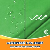 Veerafdekking, randbescherming, randafdekking voor trampoline, 244 cm - 305 cm - 366 cm, framebekleding, roze/groen/gekleurd pvc - uv-bestendig