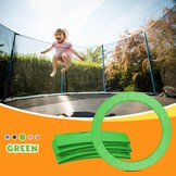 Veerafdekking, randbescherming, randafdekking voor trampoline, 244 cm - 305 cm - 366 cm, framebekleding, roze/groen/gekleurd pvc - uv-bestendig