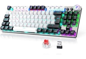 Mechanisch AZERTY Gaming Toetsenbord 80% TKL - 75% Korting