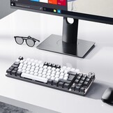 TECURS AZERTY Mechanisch Gaming Toetsenbord - 80% TKL, Backlit, Rood Switches, USB-C & 2.4G Draadloos
