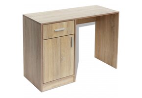 Bureau met Lade en Kastje - Eiken (100x40x73 cm) - 62% Korting