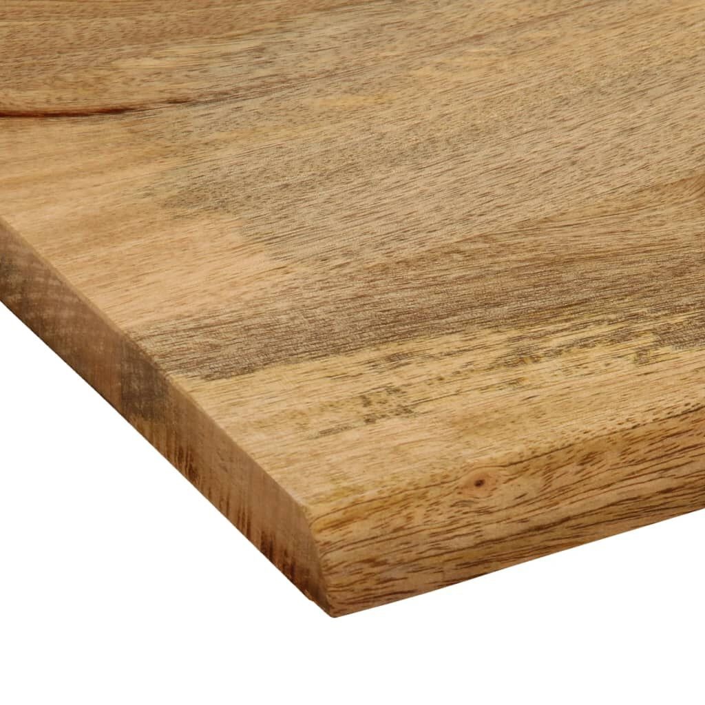 vidaXL Tafelblad met natuurlijke rand 100x80x2,5 cm massief mangohout