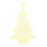 vidaXL Kerstboom met 100 LED Warmwit 120 cm Acryl