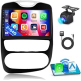 Inefala 2G+64G Autoradio Android voor Renault Clio 2013-2018 Wireless Carplay Android Auto met 10" Scherm met GPS WiFi BT USB SWC Achteruitrijcamera