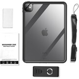 AICase Voor iPad Pro 13 inch waterdichte hoes M4 2024 7e generatie, [geïntegreerde displaybescherming en standaard] robuuste rondom bescherming, schokbestendig en valbestendig - Maat for iPad Pro 13" M4 2024