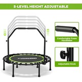 Opvouwbare Mini Trampoline 45" - Stil & Stabiel - 54% Korting