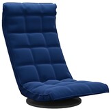 Draaibare vloerstoel fluweel blauw - 34% korting