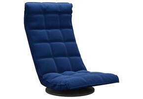 Draaibare Vloerstoel Blauw Fluweel - 47% Korting!