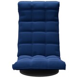 Draaibare vloerstoel fluweel blauw - 34% korting