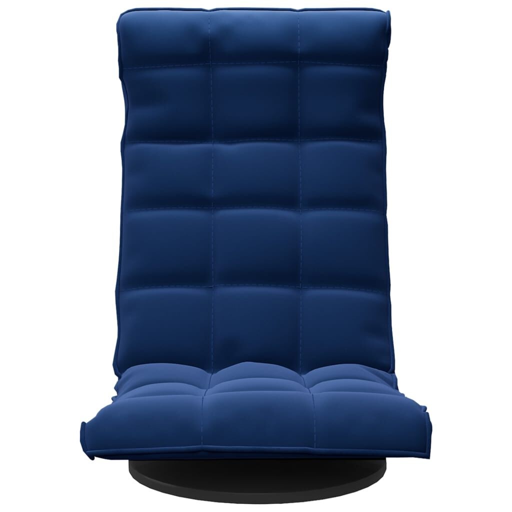 Draaibare vloerstoel fluweel blauw - 34% korting